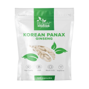 Raw Powders Korean/Panax Ginseng  120 caps. (Korėjietiškas ženšenis)
